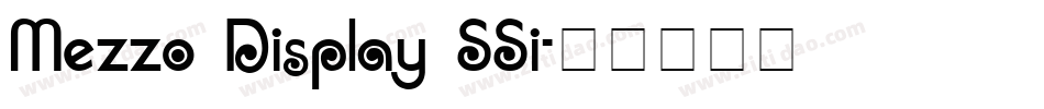 Mezzo Display SSi字体转换
